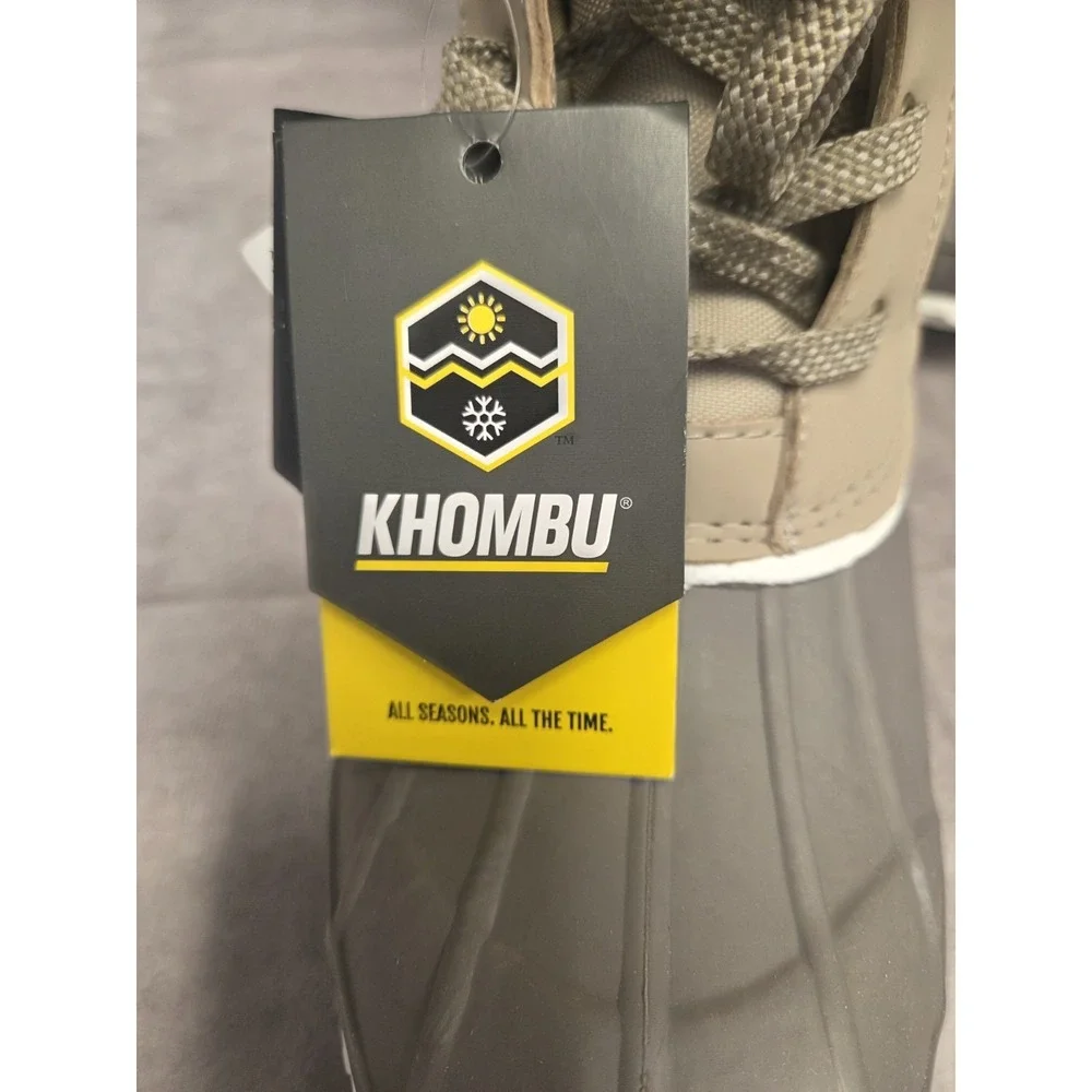 Khombu Womens Size 11 Snow Boots Green/Gray